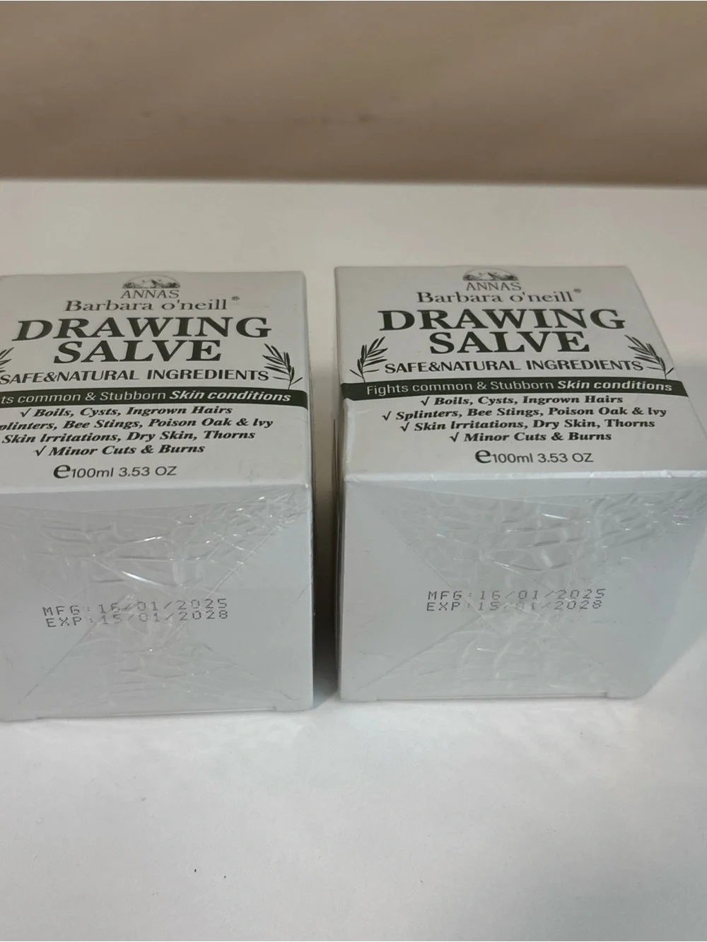 2 ANNAS Drawing Salve for Ingrown Hair Boils Cysts Splinters natural Made in USA